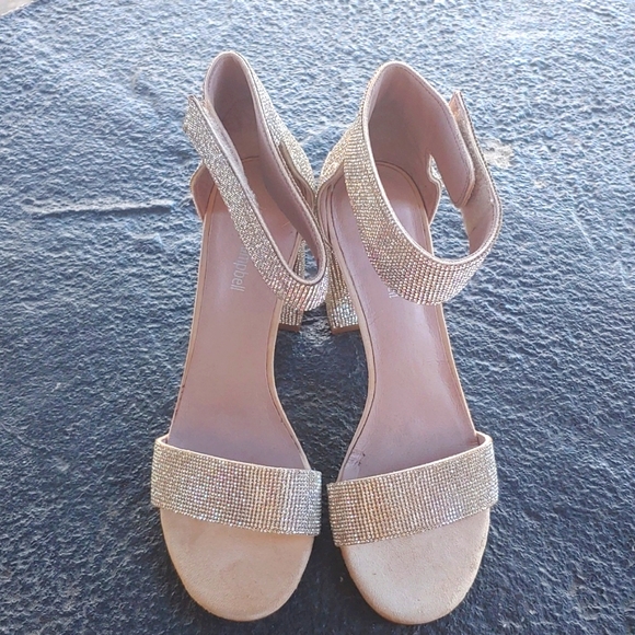 Jeffrey Campbell Lindsay Sandal Women rhinestone bling heels 9 - Picture 2 of 10